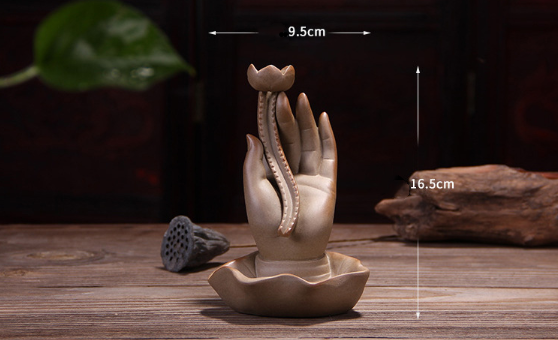 Stoneware Buddha Hand Backflow