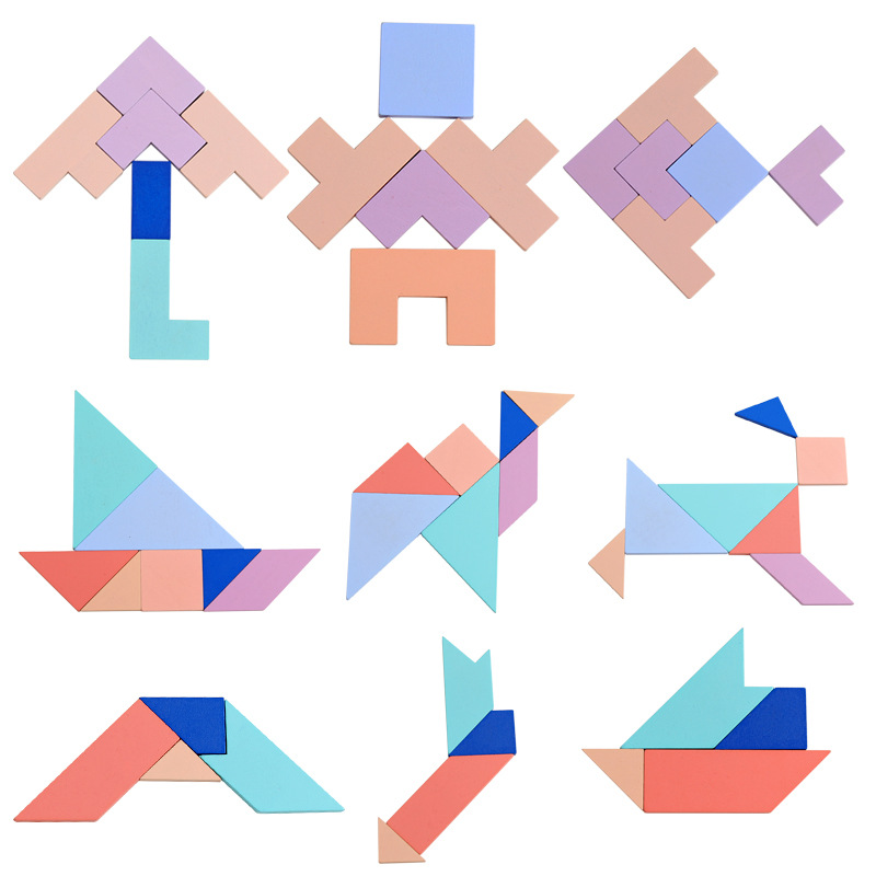 Wooden Puzzle Blocks