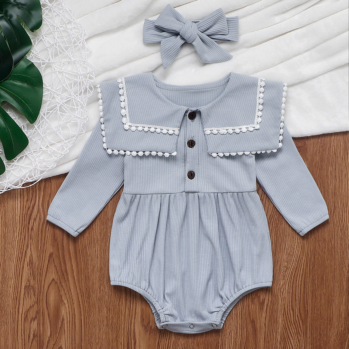 Ruffled Collar Bodysuit Image 4