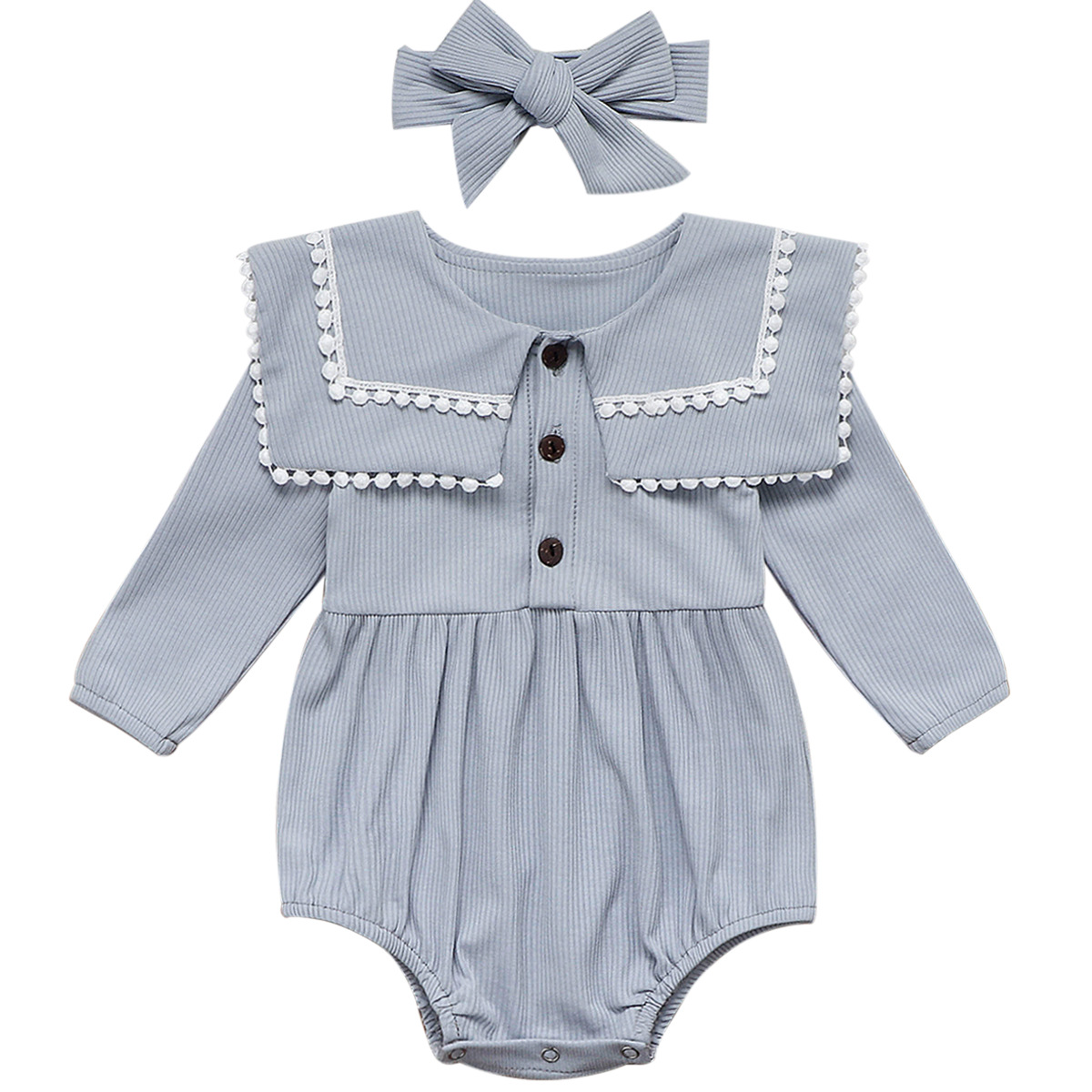 Ruffled Collar Bodysuit Image 5
