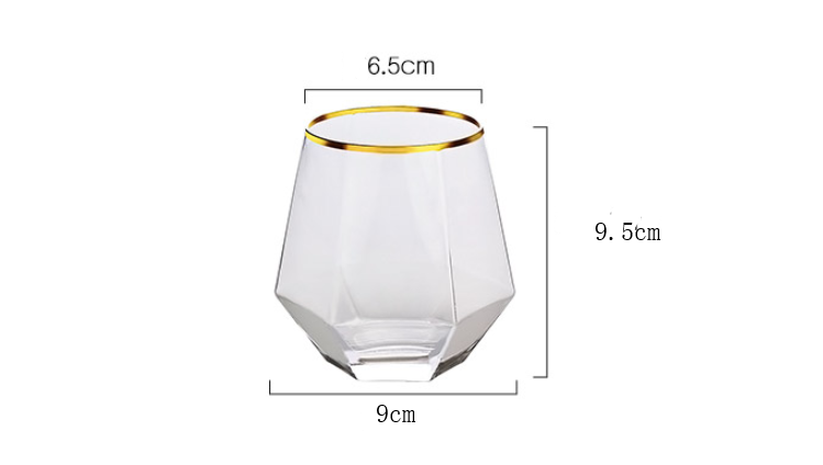 Glass Hexagonal Cup