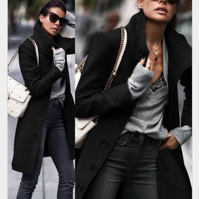 Chic woolen coat