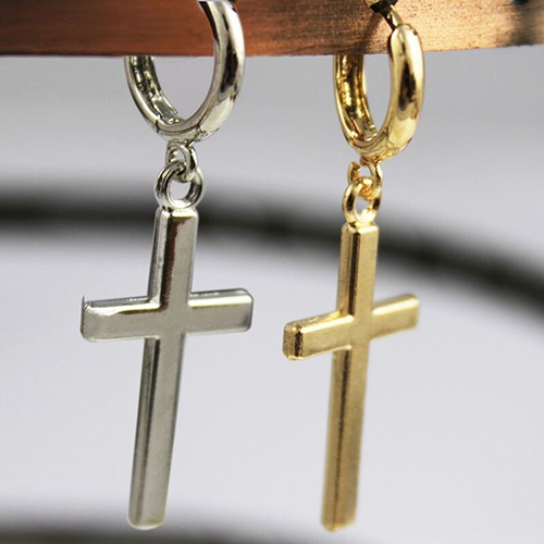 Cross Earrings Image 4