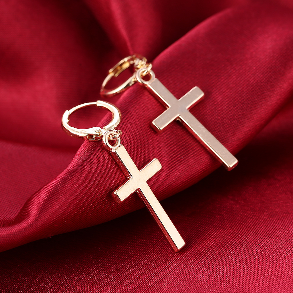 Cross Earrings Image 3