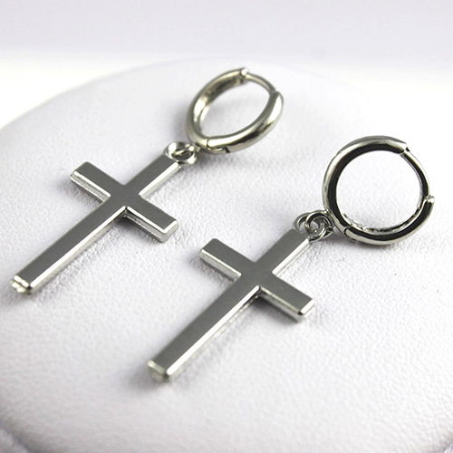 Cross Earrings Image 2