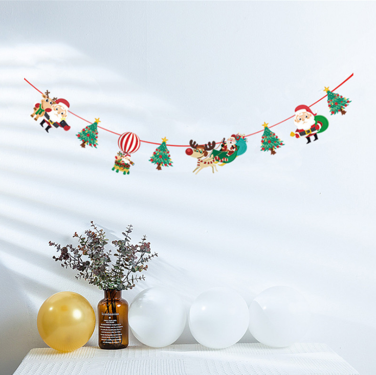 Colorful Christmas Flags