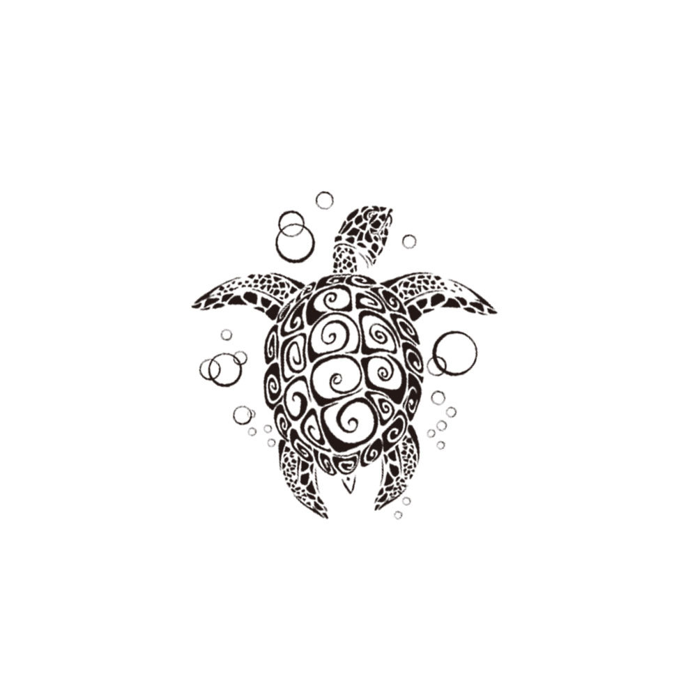 Turtle Wall Sticker in Living Room
