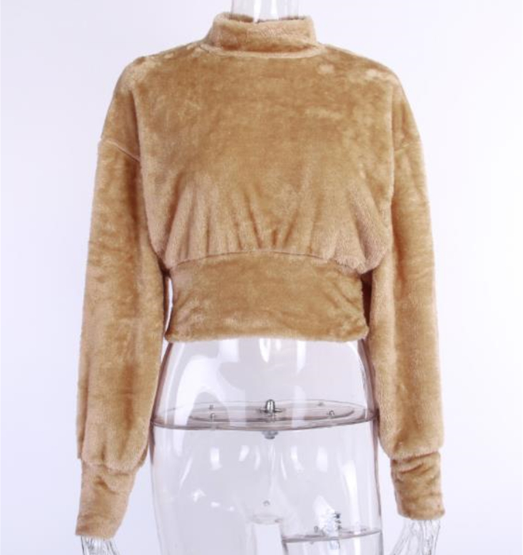 Faux Fur Hoodie Image 6