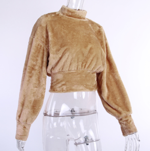 Faux Fur Hoodie Image 7