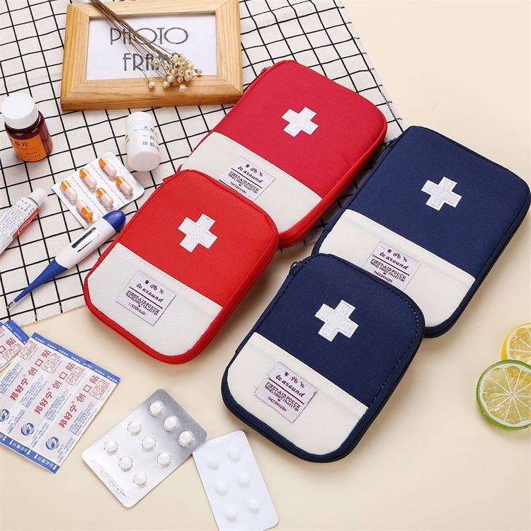 Portable Medical Kit Red Small