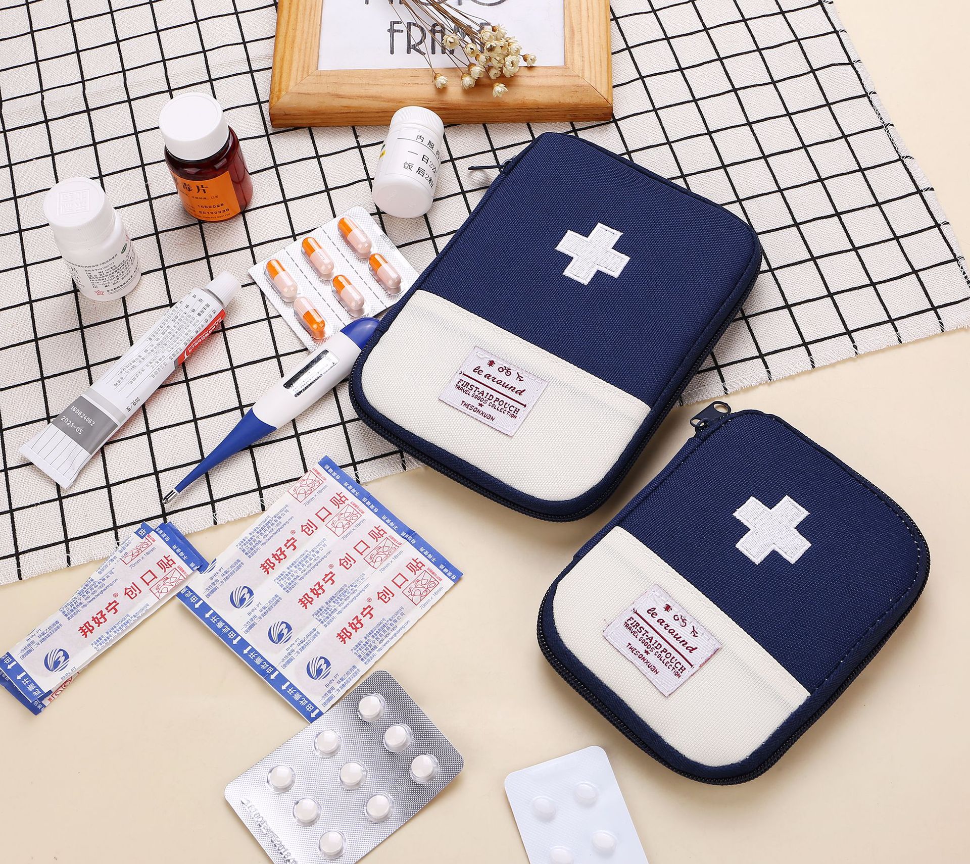 Portable Medical Kit Red Medium