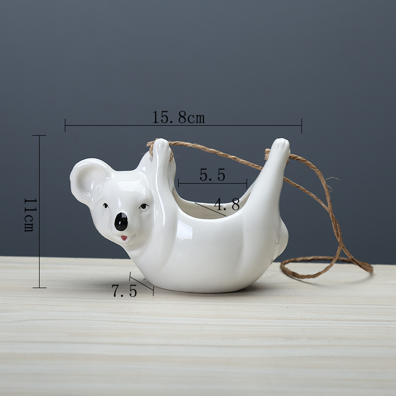 Koala Flower Pot Blue