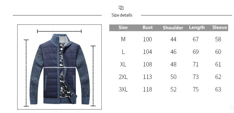 Men's Warm Knitted Cardigan Image 1