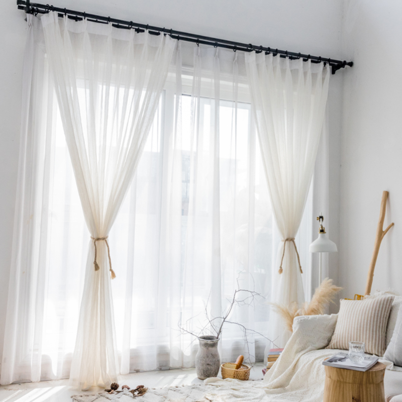Japanese Nordic Cotton Linen Curtains