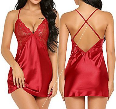 Women Lace Sleeveless Pijama Sleepwear