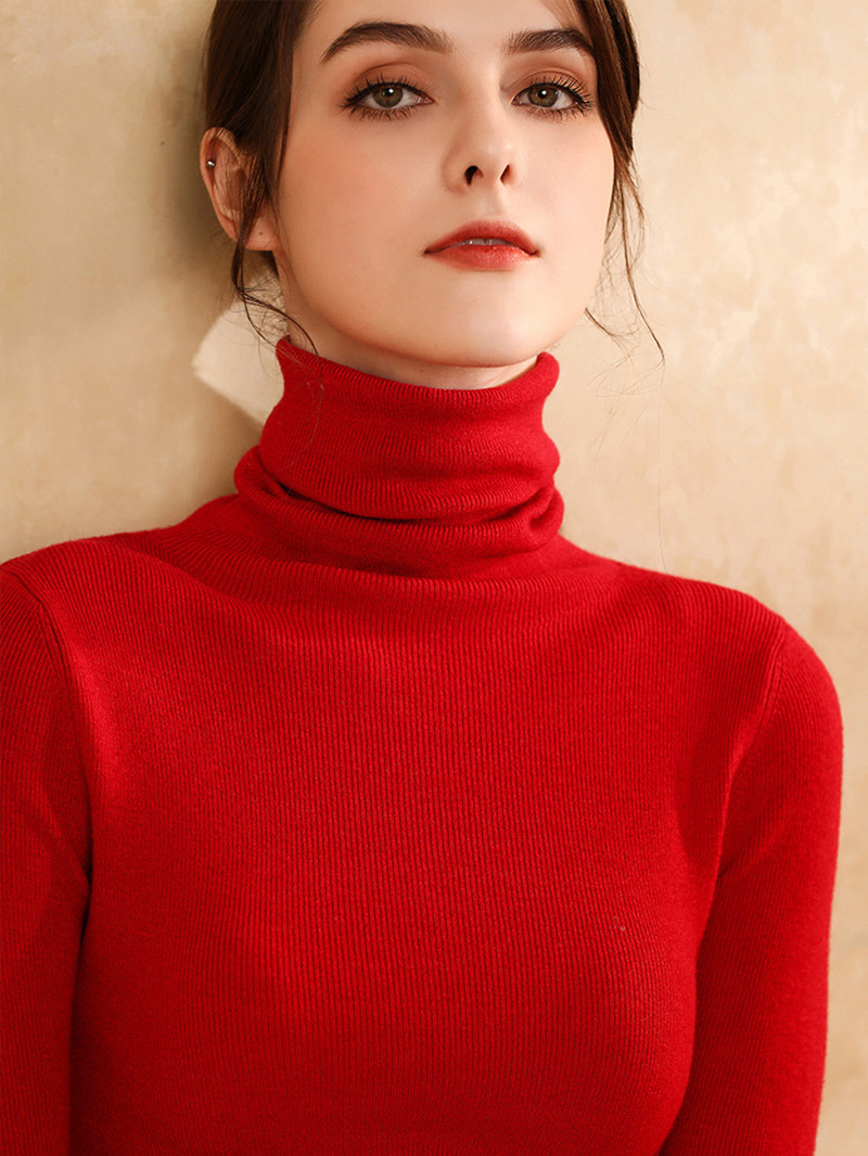 High-neck Cashmere Sweater - Style 10