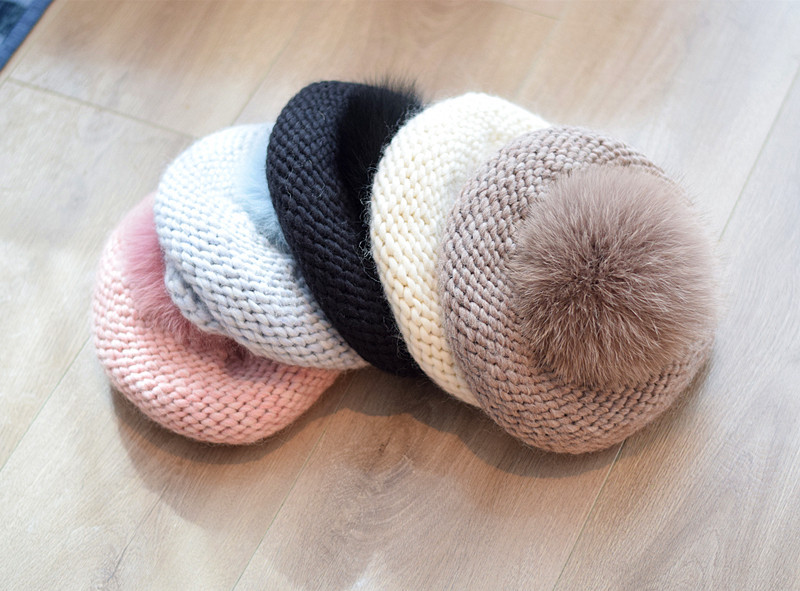 Retro Knitted Cap Image 2