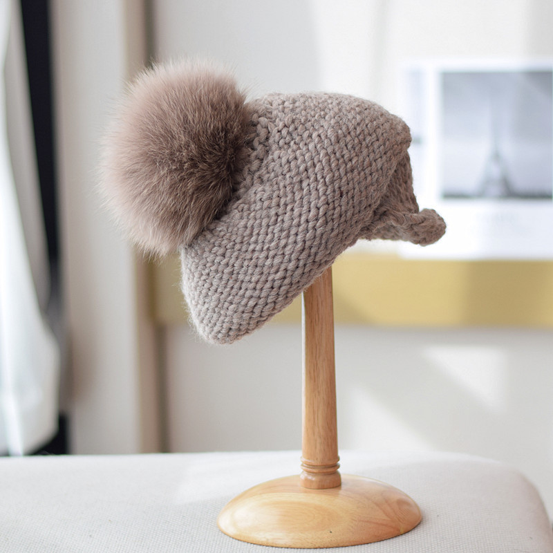 Retro Knitted Cap Image 8