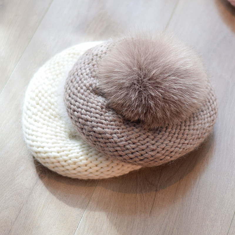 Retro Knitted Cap Image 3