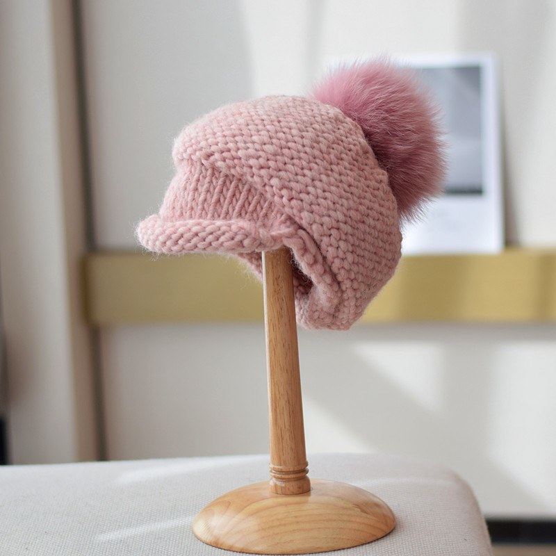 Retro Knitted Cap Image 6