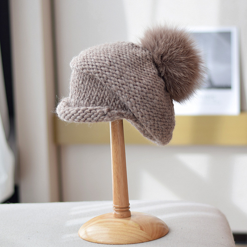 Retro Knitted Cap Image 7