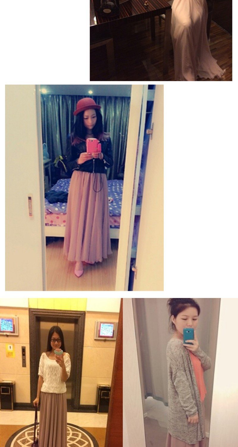 Spring Chiffon Skirt Style 11