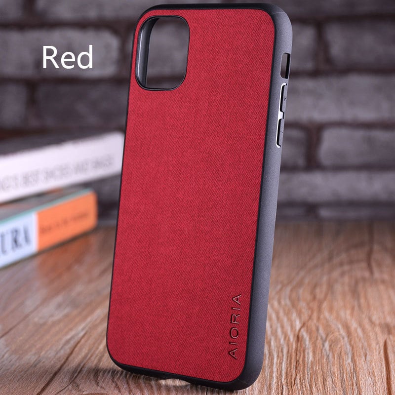 Business Real Fabric Mobile Phone Case Image 5