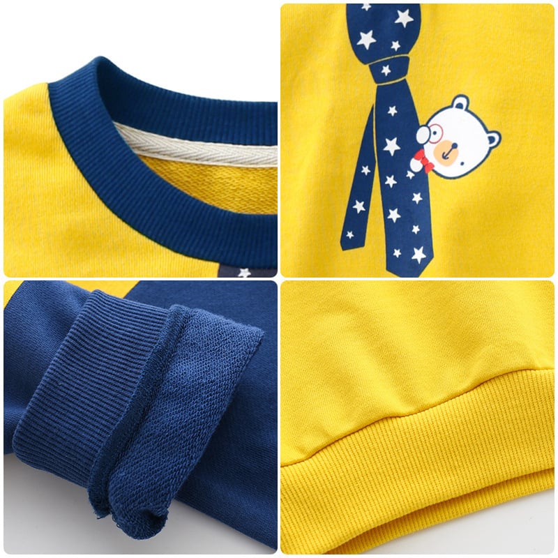 Male Treasure Cartoon Long-sleeved Top