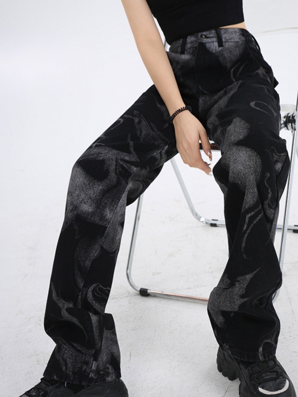 Design mit hoher Taille