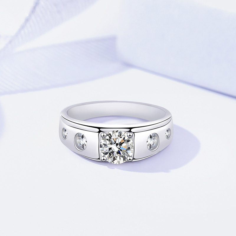 Moissanite Rhinestone Ring 2