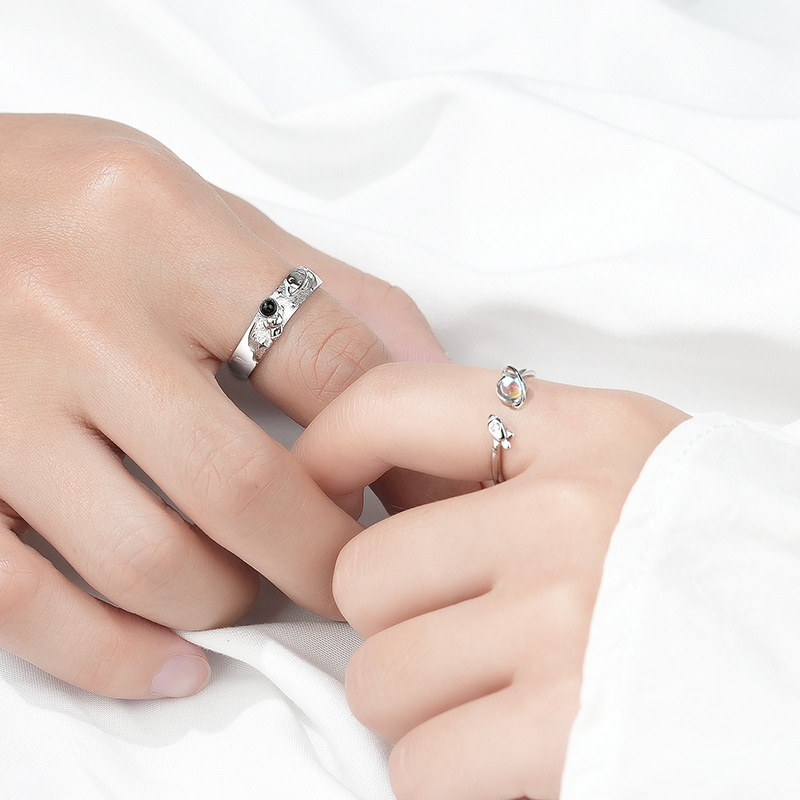 Galaxy Couple Ring Image 4