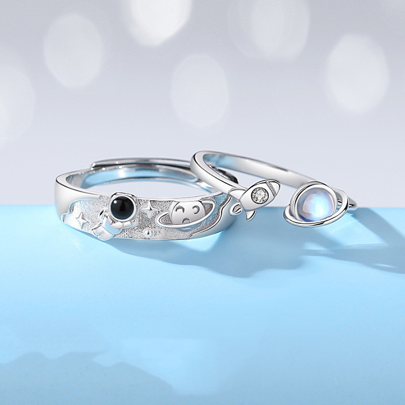 Galaxy Couple Ring Image 2