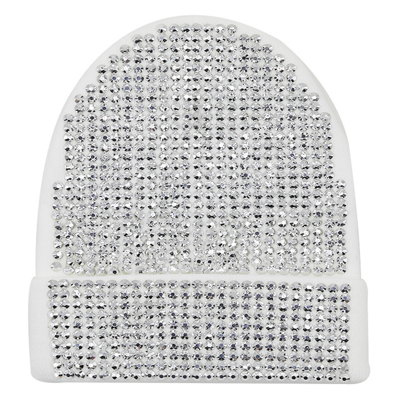 Diamond Solid Color Handmade Wool Hat 4