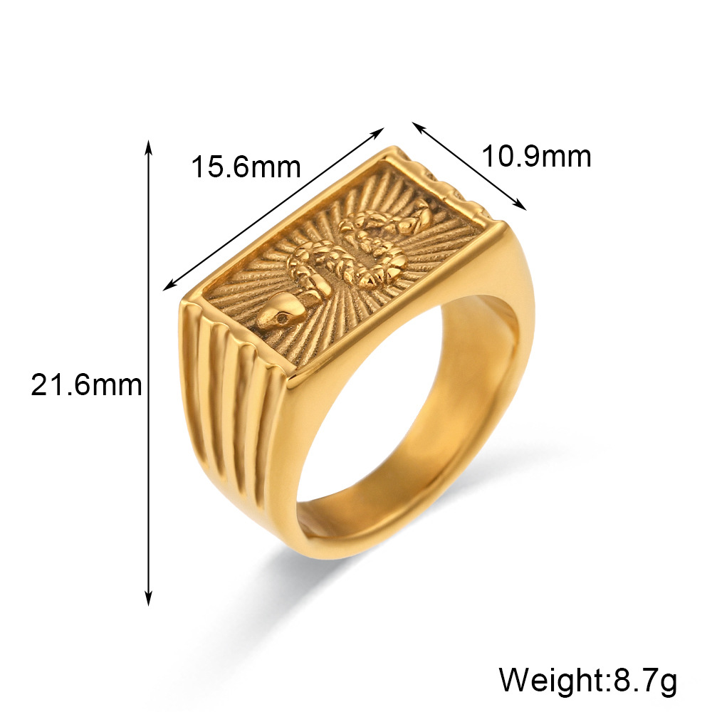 Miles Gold Ring Image 4