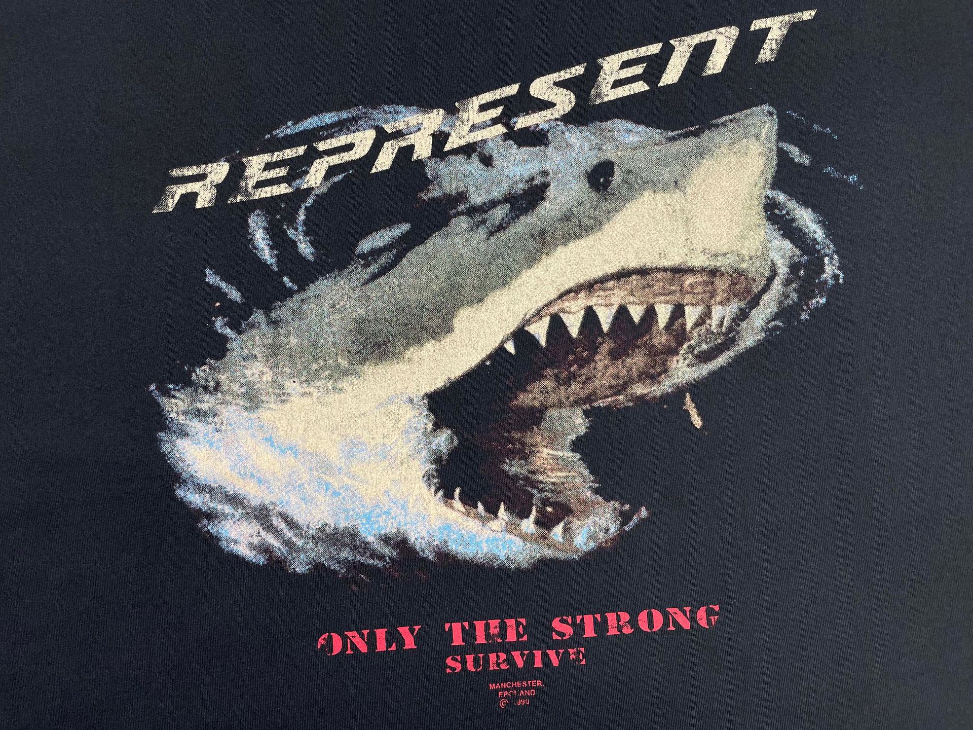 Shark Print Washed Short Sleeve - Image 9