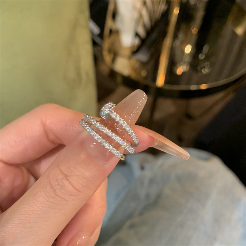 Close-up of Spiral Nail Ring