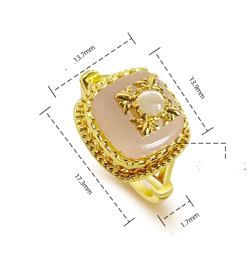 Antique Style Crystal Retro Baroque Ring Image 6