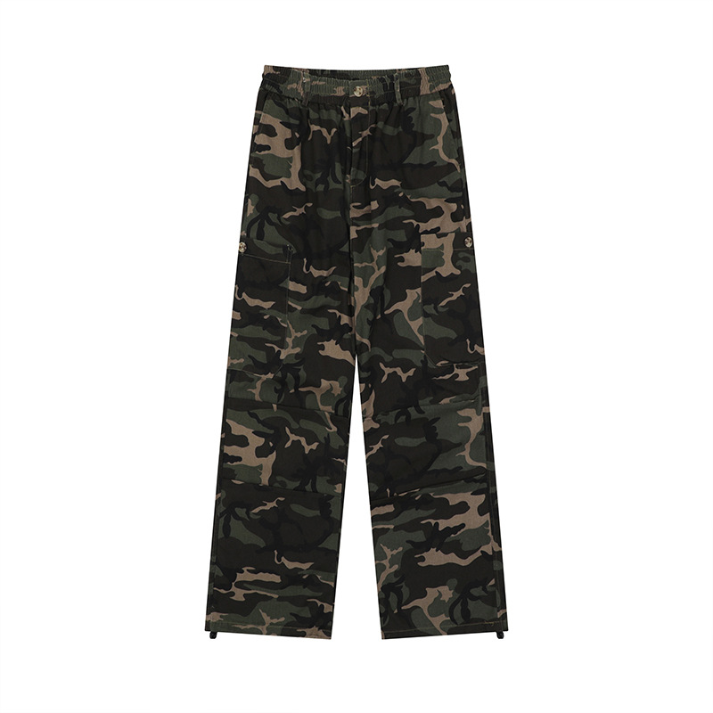 Camouflage Cargo Pants Image 3