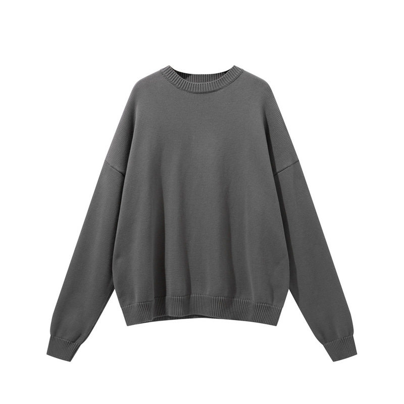 Sweater in Charcoal Gray Color