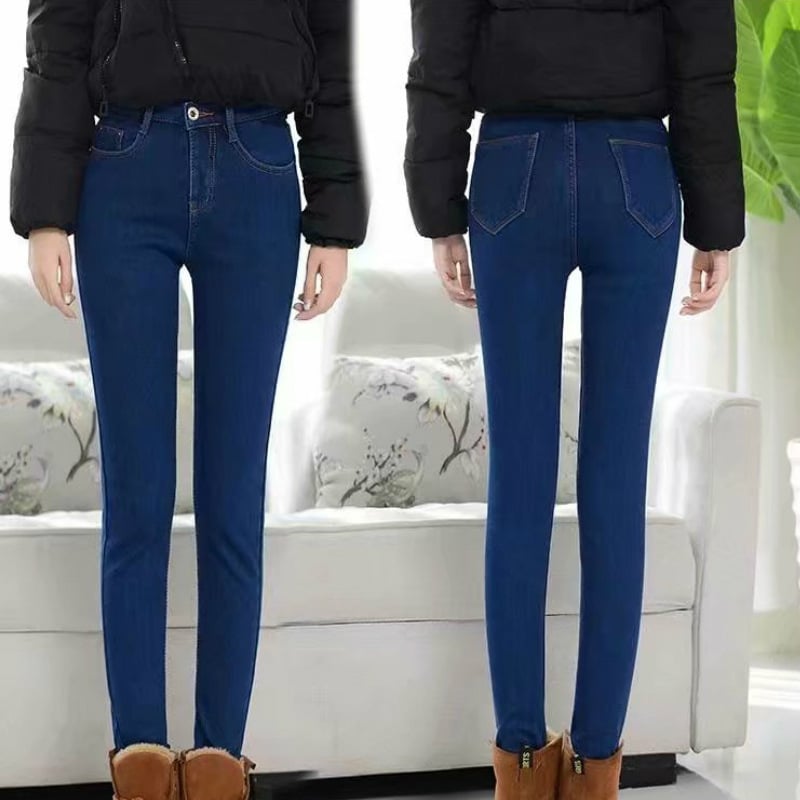 Women's Thick Jeans Image 5