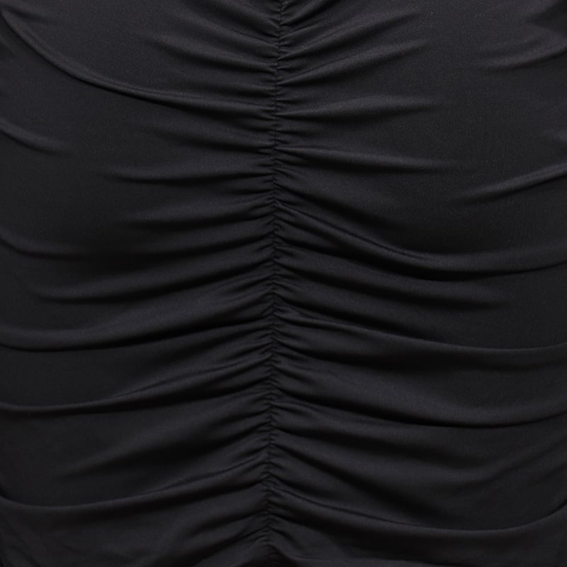 Hollow Out Strap Long Sleeve Dress Image 3