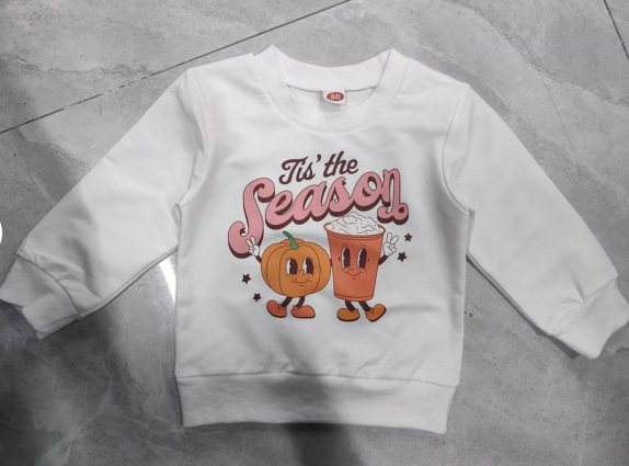 Children's Cartoon Printed Sweater