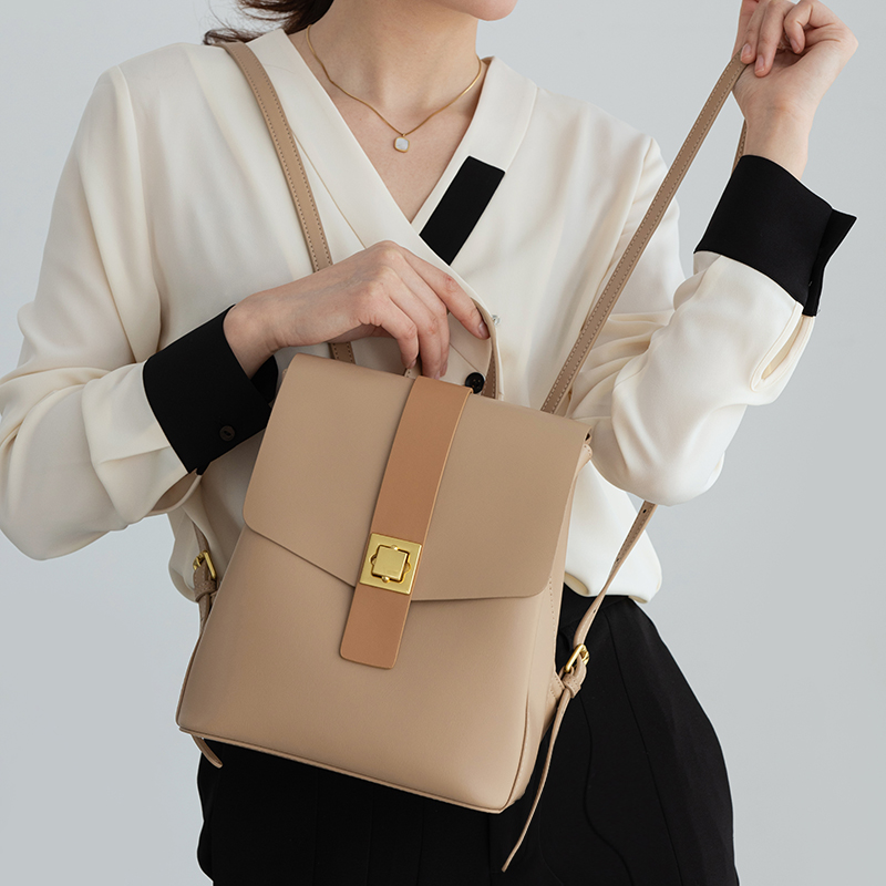 Mini Square College Bag - Open View