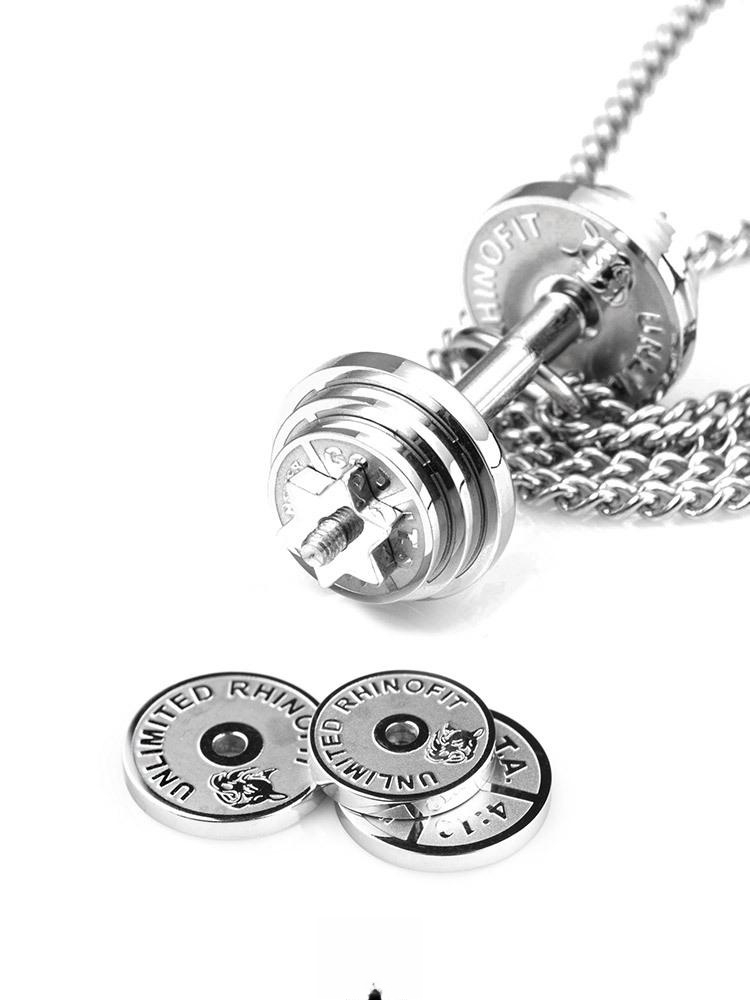 Dumbbell Necklace Image 1