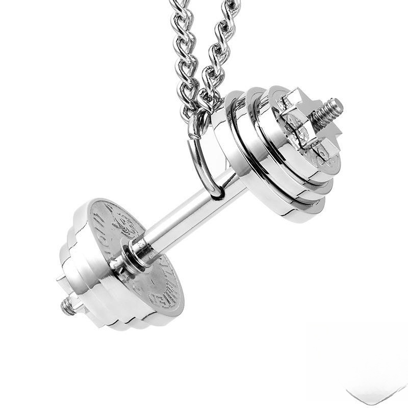 Dumbbell Necklace Image 4