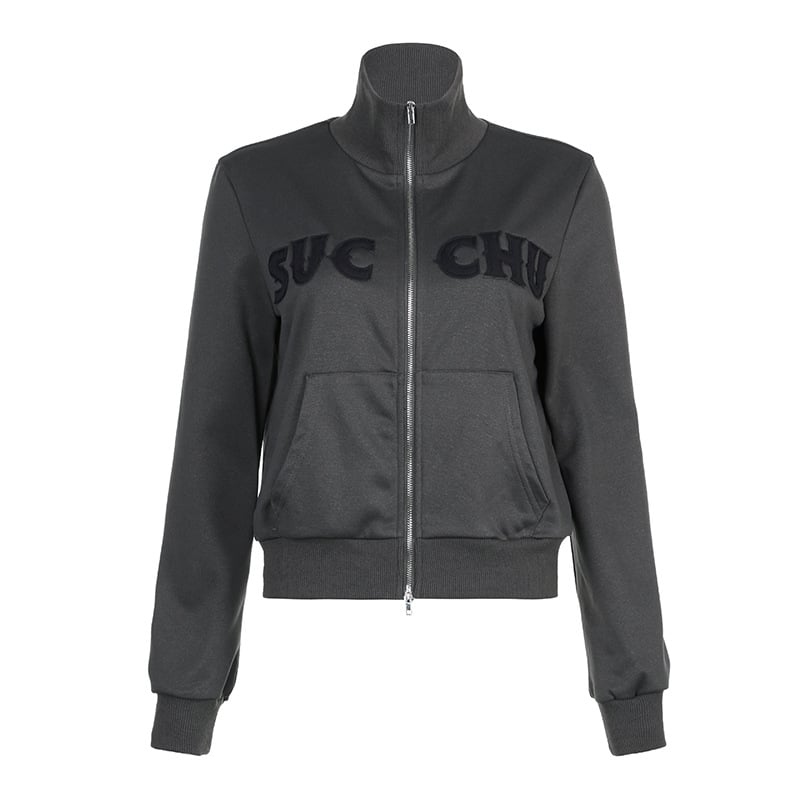 Cardigan Zipper Detail