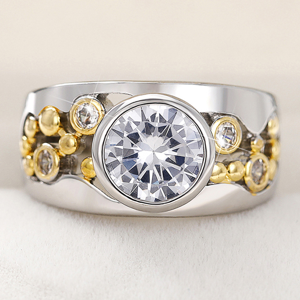 Ethnic Creative Hollow Zircon Ring 5