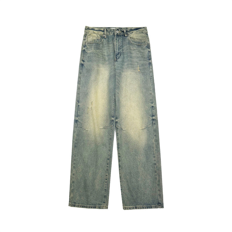 Men's Loose Straight Mop Pants 3