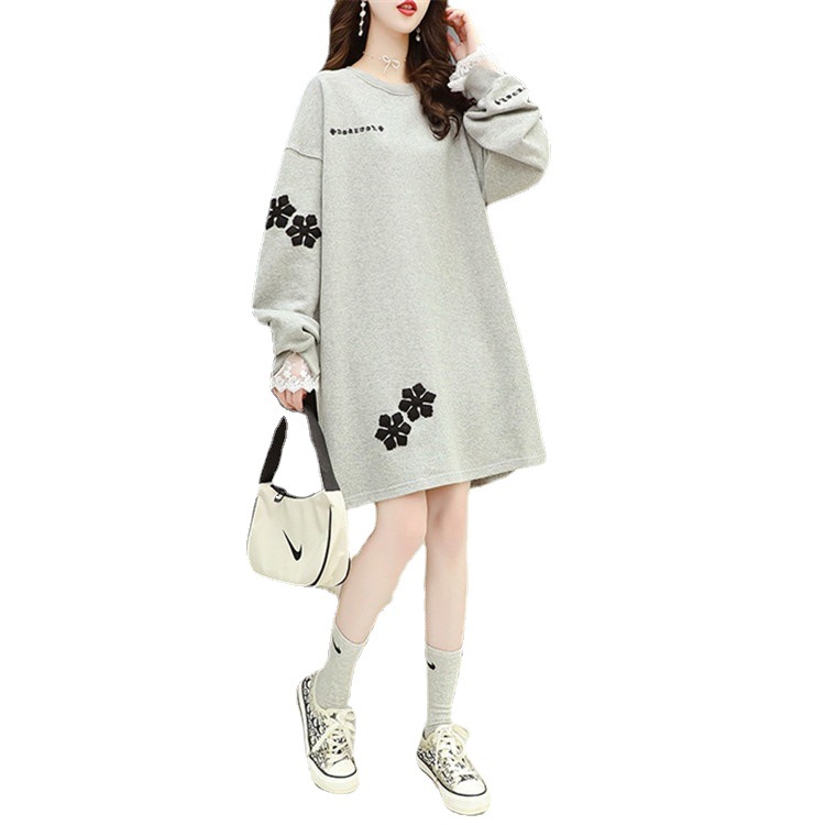 Lace Cuffs Gentle Wind Jacket Grey