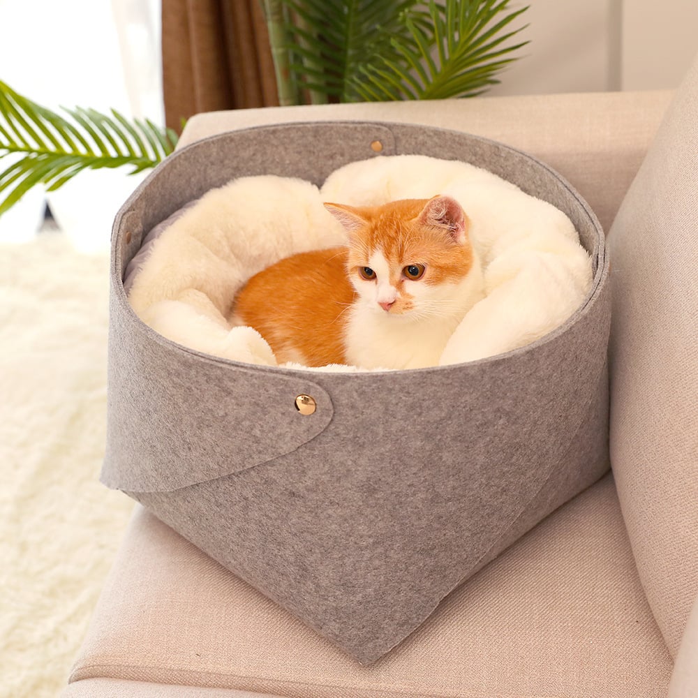 Pet Bed Grey S